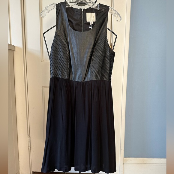 Anthropologie The Line and Dot Leather Top Dress - Picture 4 of 12